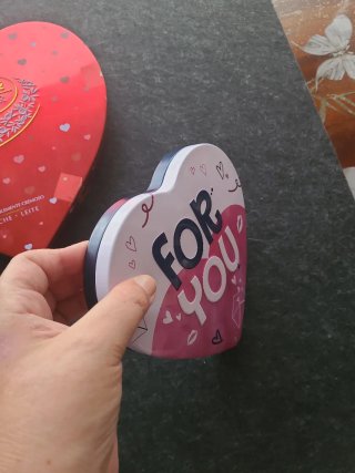 Lote 3 latas corazón vacías