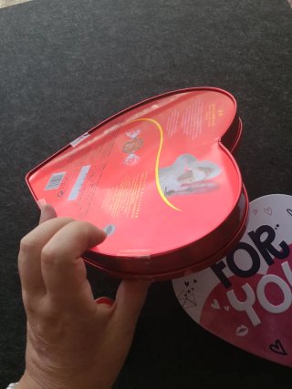 Lote 3 latas corazón vacías