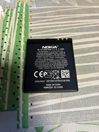 Batería Nokia BL-5F 3.7V nueva a estrenar