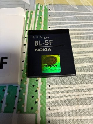 Batería Nokia BL-5F 3.7V nueva a estrenar