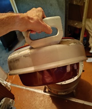 Olla Ferroviaria Acero Inox, hecha a Mano