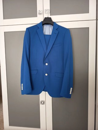 Traje Juvenil Hermes Govantes Azul Talla M