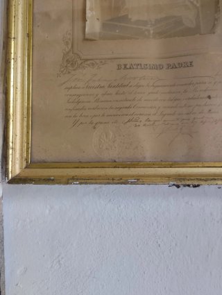 Cuadro religioso antiguo
