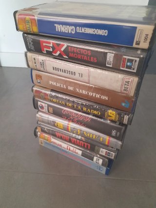 Lote 10 Películas VHS y Beta