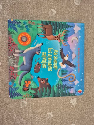 Libro infantil con sonidos.