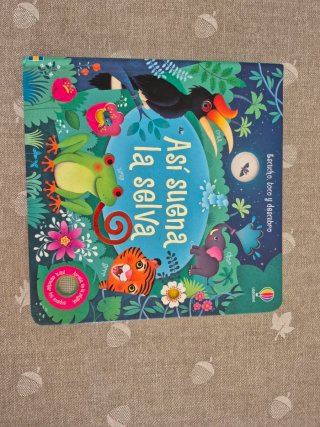 Libro infantil con sonidos.