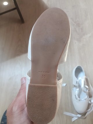 Zapatos comunión T35 beige