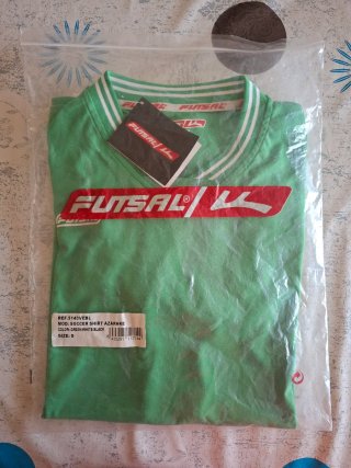 Camiseta futsal verde