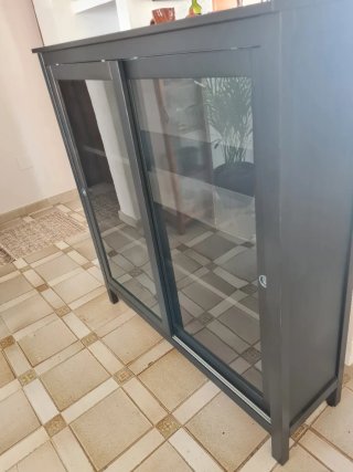 Vitrina cristal puertas correderas