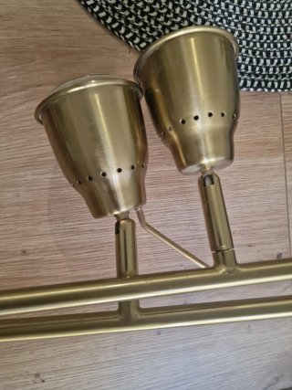 ​Lámpara de techo / Riel 5 Focos Orientables