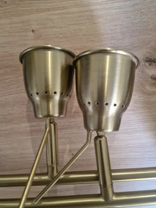 ​Lámpara de techo / Riel 5 Focos Orientables
