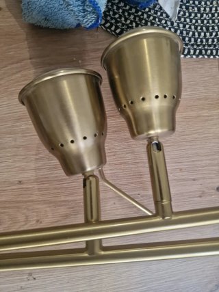 ​Lámpara de techo / Riel 5 Focos Orientables