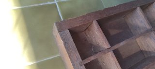 Clasificador de madera para imprenta