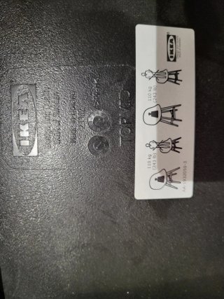 3x Sillas TORVID IKEA Negras