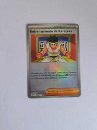 Carta Pokémon Entrenamiento de Karateka