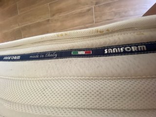Letto Singolo Azzurro con Rete a Doghe + Materasso