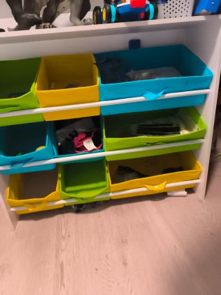 Armario infantil organizador de juguetes