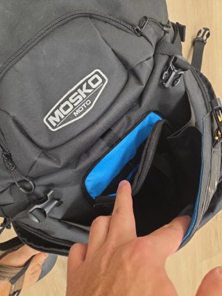 Mochila Mosko Moto Wildcat 25 Negra