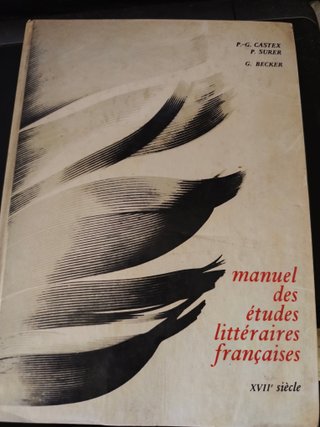 Manuel des etudes litteraires francaises