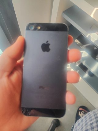 iPhone 5 Apple Negro/Plateado
