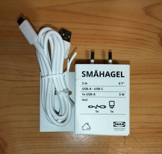 Kit Cargador y Cable USB IKEA