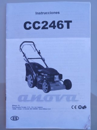Cortacésped Anova CC246T Naranja