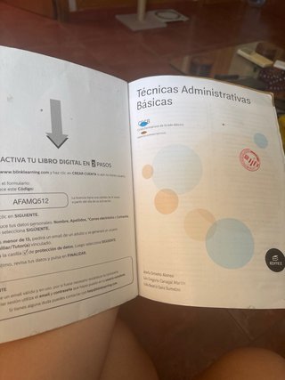 Libro Técnicas Administrativas Básicas CFGB