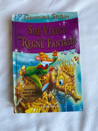 Pack tres libros de Geronimo Stilton en catalan