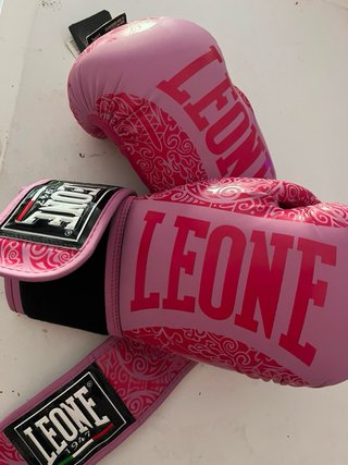 Guantes Boxeo Leone / Mujer / Talla única / Rosa