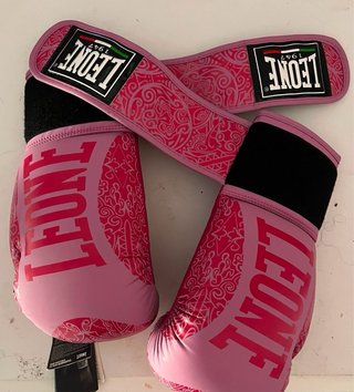 Guantes Boxeo Leone / Mujer / Talla única / Rosa