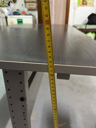 Mesa de comedor/escritorio negra y gris