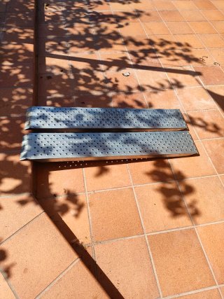 Rampas metálicas para coche