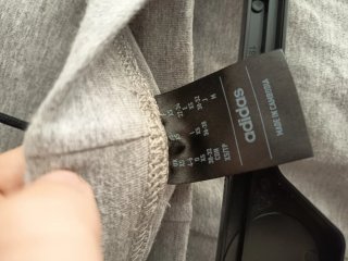 Lote Adidas Sudadera y Mallas Gris Talla S