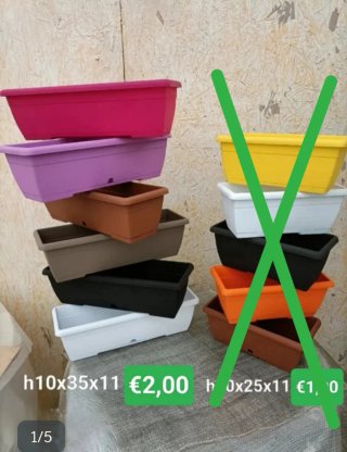 Vaso Balconette Fioriera con Sottovaso