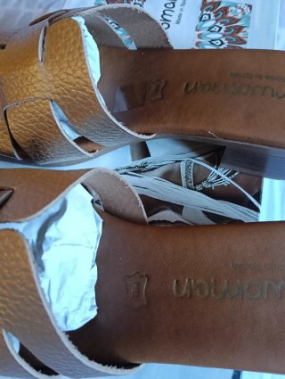 Sandalias Sparwoman, Oh my Sandals ,Piel Bronce