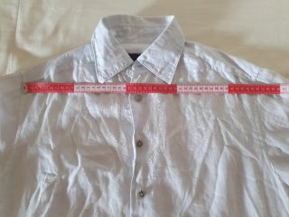Camicia Z Zegna 100% Lino Azzurra Taglia III/M