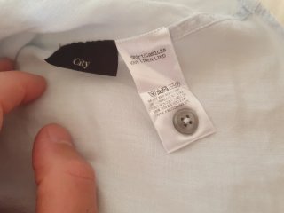 Camicia Z Zegna 100% Lino Azzurra Taglia III/M