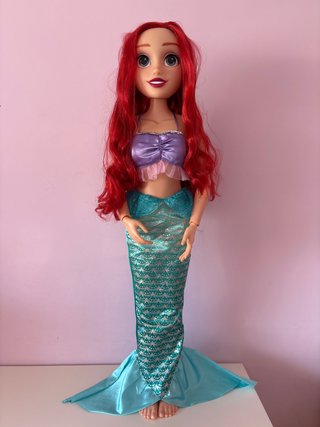 Muñeca Ariel Sirena 80 cm