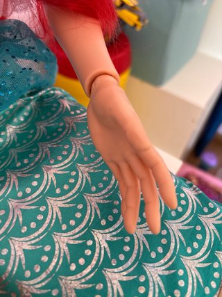 Muñeca Ariel Sirena 80 cm