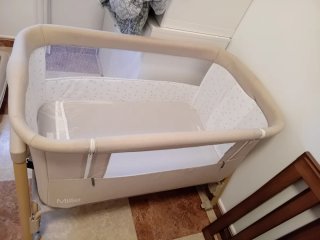 Minicuna bebé gemelar o individual
