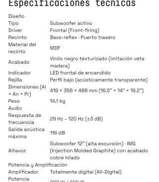 Altavoces Klipsch Dolby Atmos + Subwoofer
