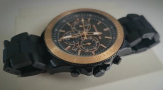 Reloj Michael Kors Negro/Oro Rosa