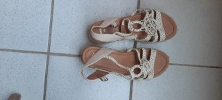 Sandalias Senda Talla 38 Beige