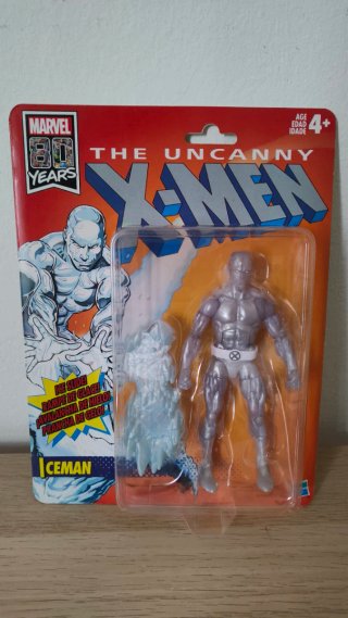 Marvel Legends Iceman Uncanny X-Men 80 Años
