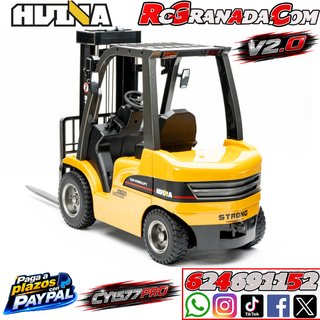 CARRETILLA ELEVADORA HUINA V2.0 1577PRO 1/14 14CH
