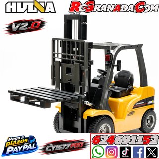 CARRETILLA ELEVADORA HUINA V2.0 1577PRO 1/14 14CH
