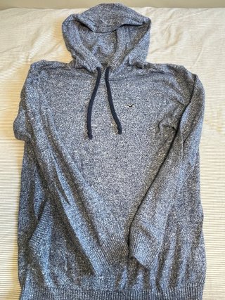 Sudadera Hollister Azul y Blanco