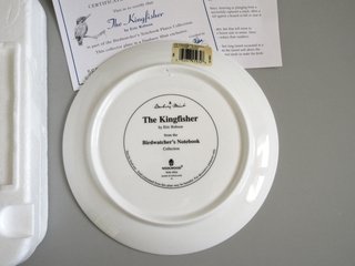 Piatto Uccelli. Porcellana Wedgwood Con scatola N4