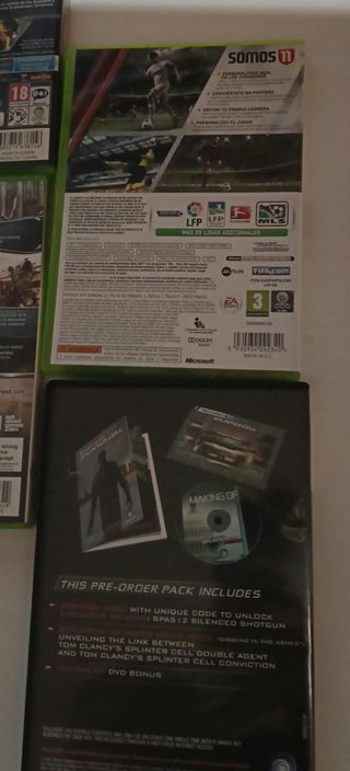 Lote 6 Juegos Xbox 360 y regalo