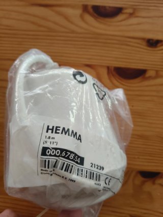 Colgador para lámpara de techo blanco